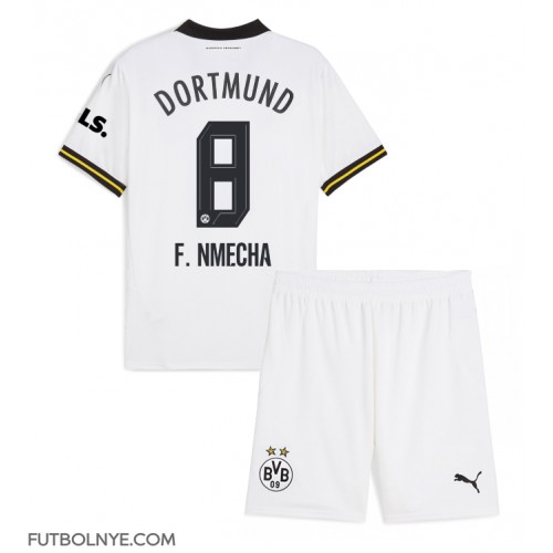 Camiseta Borussia Dortmund Felix Nmecha #8 Tercera Equipación para niños 2024-25 manga corta (+ pantalones cortos)